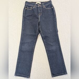 Levi's 512 Perfectly Slimming Straight Leg Jeans Size 6 Blue